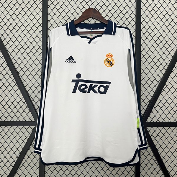 Tailandia Camiseta Real Madrid 1ª Retro ML 2000 2001